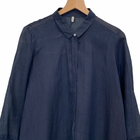 Annette Görtz Black Oversized Belted Button Down ShirtDress - Picture 10 of 12